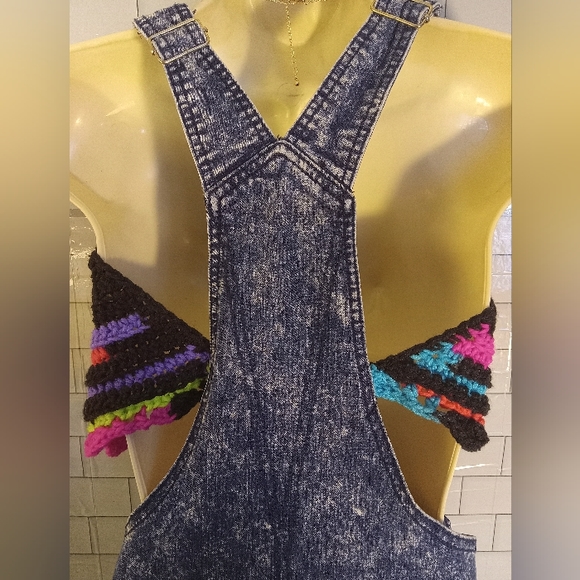 Denim overalls bibbed size large - Picture 11 of 11